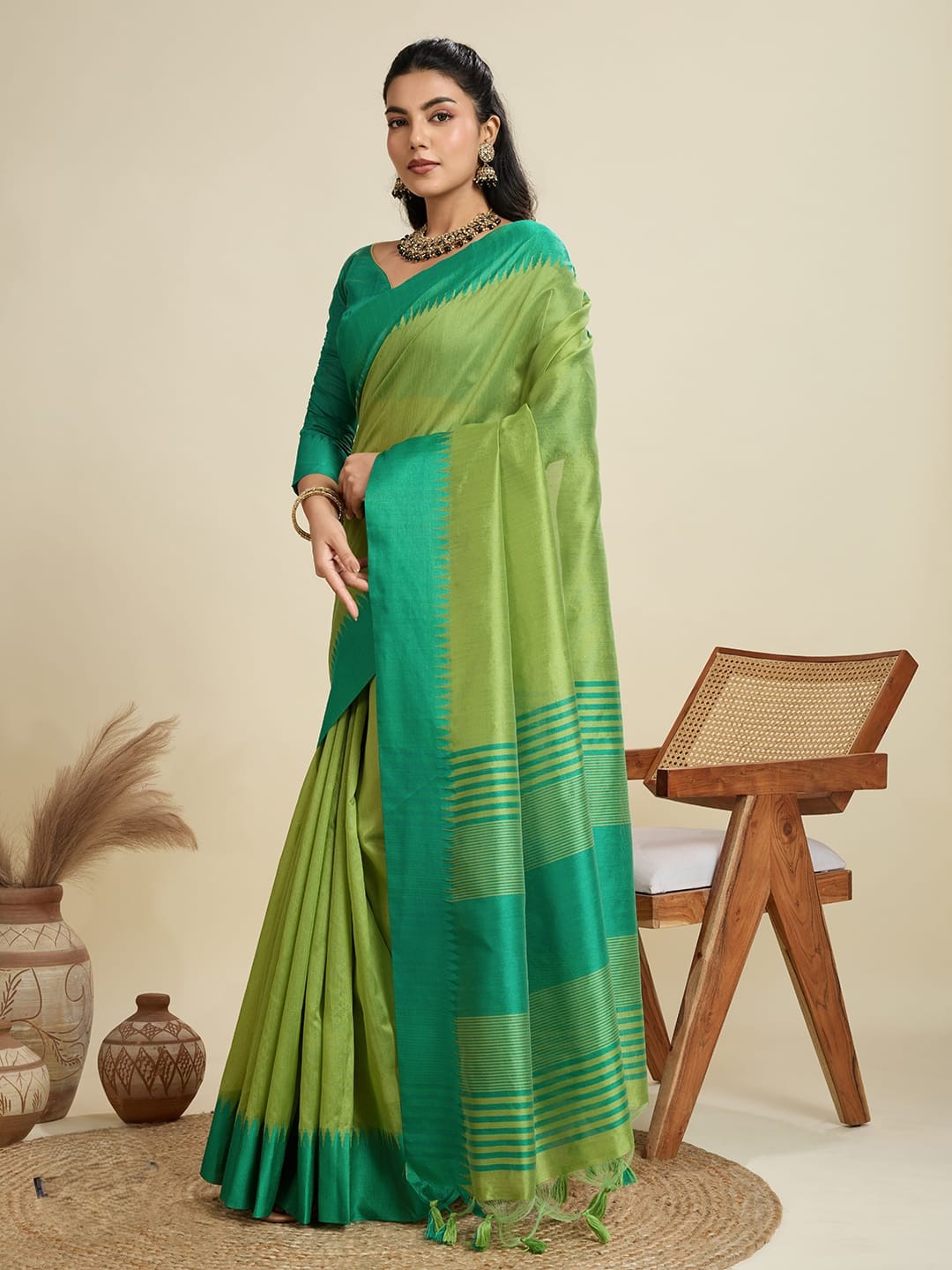 Elegant Handloom Cotton Saree